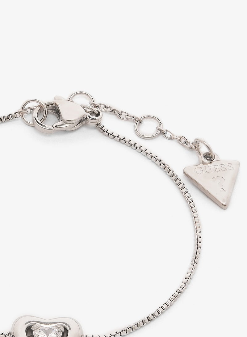 جس سوار وقلادات على شكل قلب كريستالي - Image 4